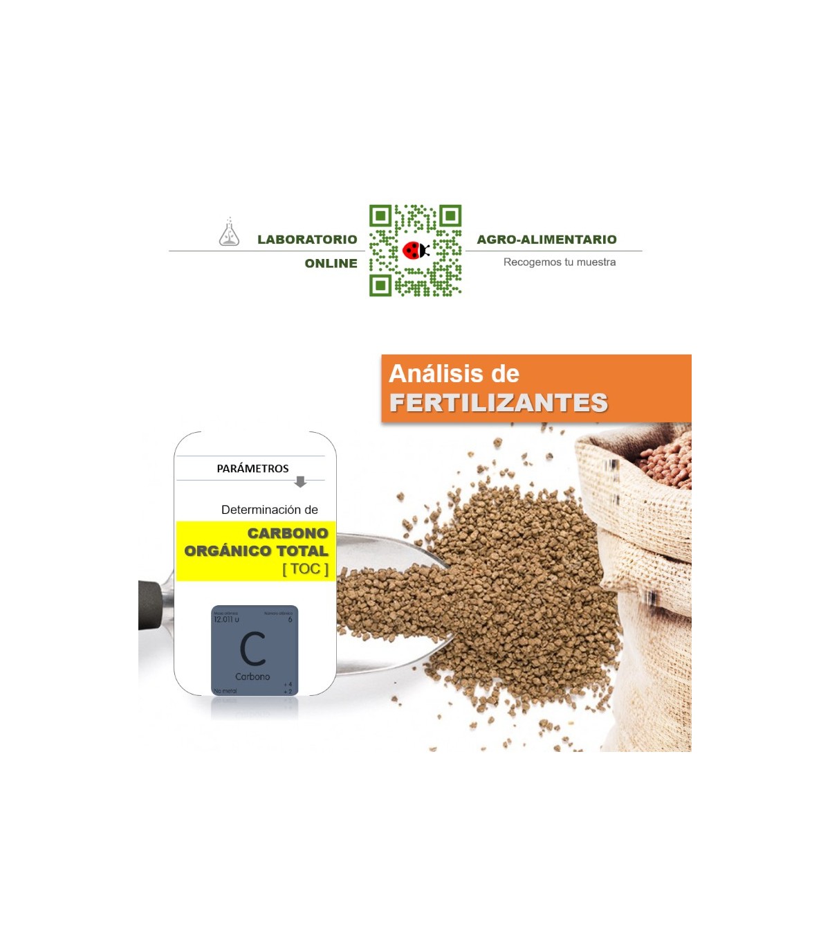 Análisis de Carbono Orgánico Total (COT) en Fertilizantes