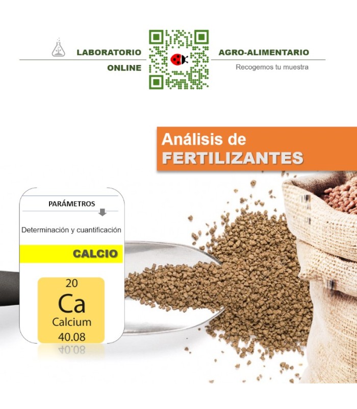 Análisis de Calcio (Ca) en Abonos y Fertilizantes | Laboratorio