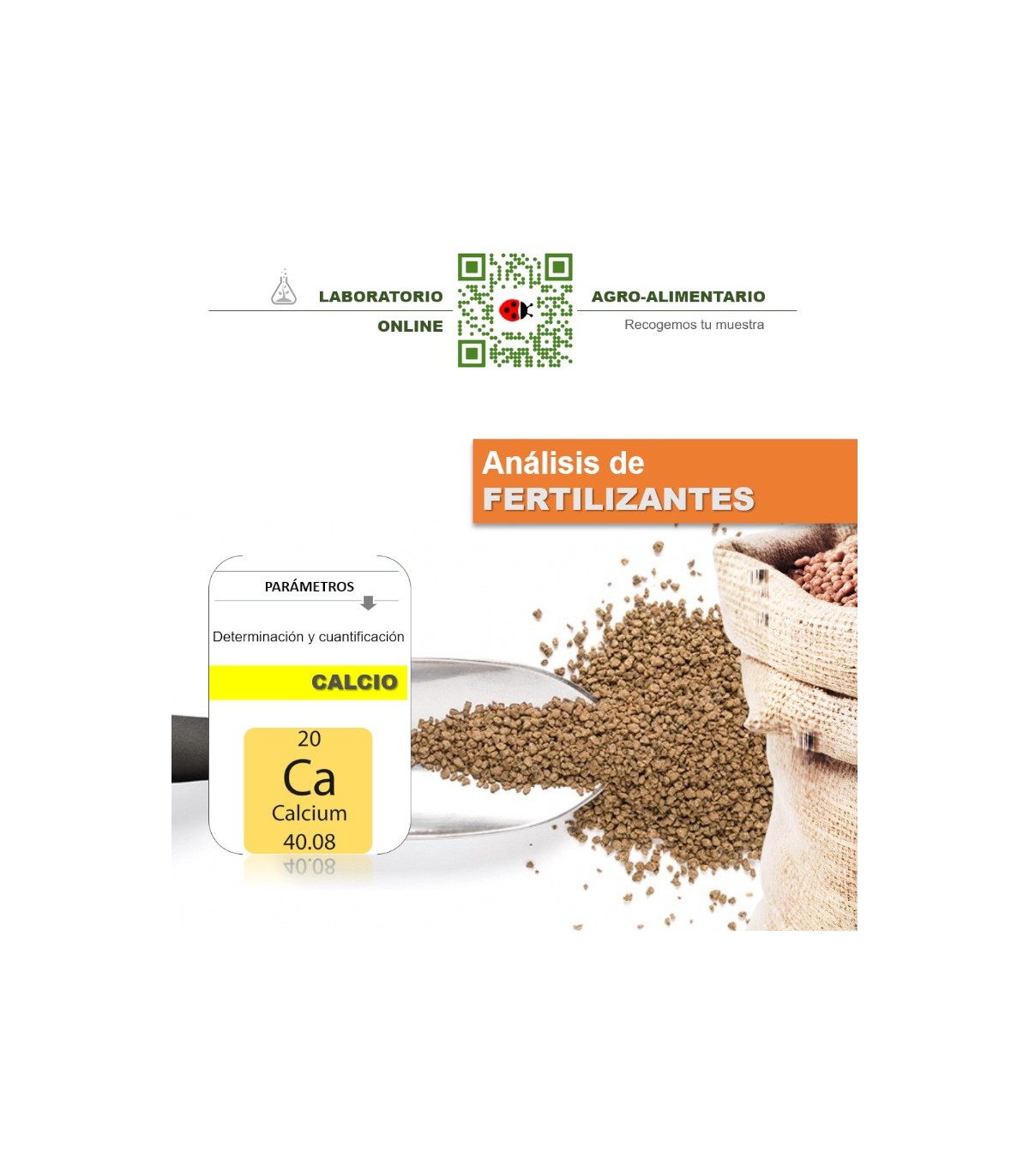 Análisis de Calcio (Ca) en Abonos y Fertilizantes | Laboratorio