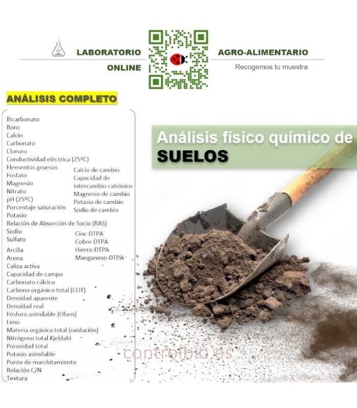 Análisis de Suelo Completo en Laboratorio (+40 Parámetros)
