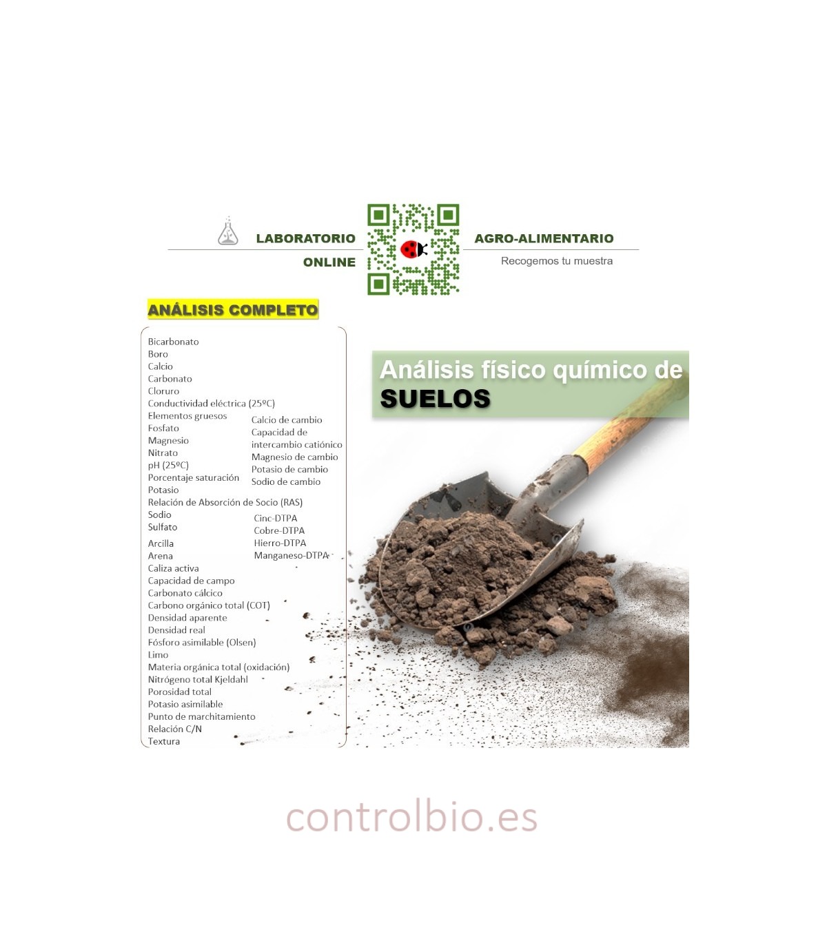 Análisis de Suelo Básico en Laboratorio (16 Parámetros)
