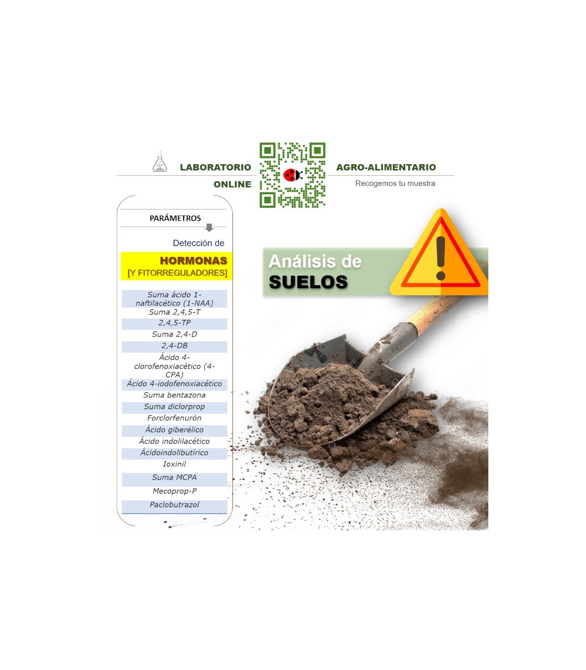 DETECCIÓN DE HORMONAS Y FITORREGULADORES EN SUELO