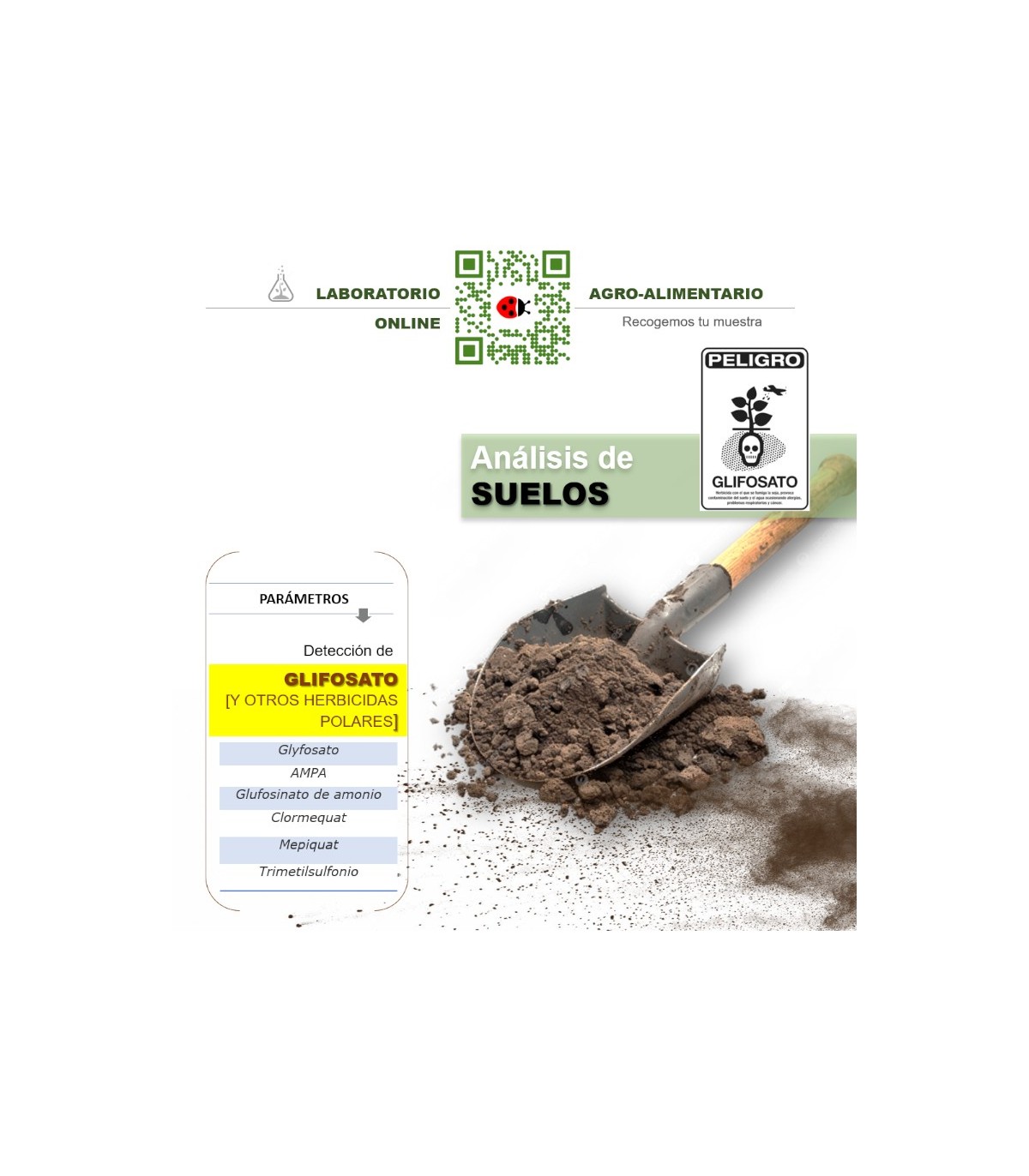 DETECCIÓN DE GLIFOSATO Y OTROS HERBICIDAS POLARES EN SUELO