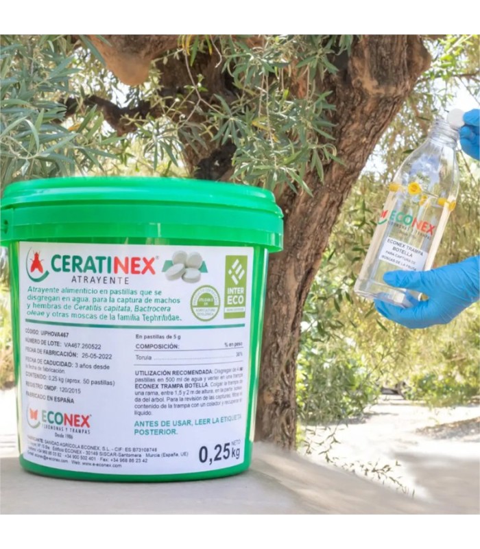 CERATINEX® ATRAYENTE  para moscas de la fruta en pastillas  0,25 KG