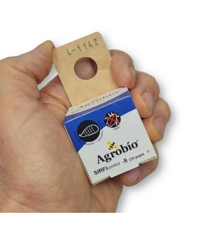 Caja de SIRFIcontrol-R 150 pupas de Agrobio con Sphaerophoria rueppellii para pulgón
