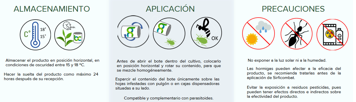 sirficontrol especificacdiones técnicas